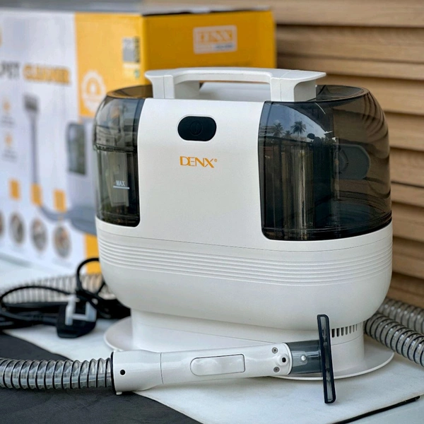 Portable Carpet & Sofa Cleaner Machine with 4 Cleaning Brushes, 500W Powerful Suction, Dual Water Tank Deep Cleaning Vacuum for Car Seats, Mattress, Sofa and Upholstery