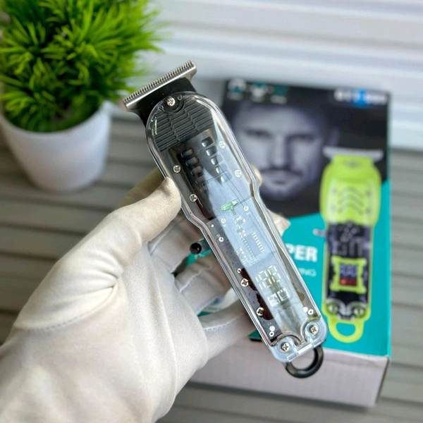 LT-808 Transparent Pro Hair Trimmer – Complete Haircut & Touch-Up Kit