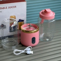 Portable Mini Blender 400ml | USB Rechargeable Personal Juicer | Multi-Function Smoothie Maker for Travel & Gym