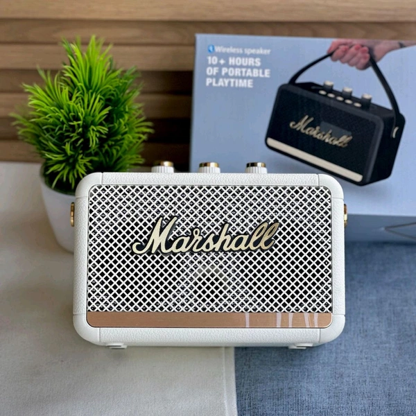 New Stockwell 3 Wireless Bluetooth Speaker | Dolby Sound | USB Playback | Carbon Texture Body | Type-C Charging | Portable Handle | Long Battery Backup