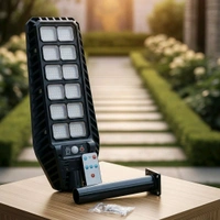 400W Solar LED Street Light with 216 LEDs | IP65 Waterproof Outdoor Wall Light | Remote Control | Motion Sensor | Garden & Parking Area Lighting