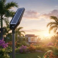 400W Solar LED Street Light with 216 LEDs | IP65 Waterproof Outdoor Wall Light | Remote Control | Motion Sensor | Garden & Parking Area Lighting