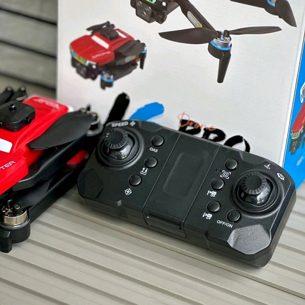 J6 Pro Foldable Camera Drone with Dual Battery | Brushless Motor Drone with HD Camera, Obstacle Avoidance & 360° Flip | Beginner Friendly Quadcopter (14+) - Black