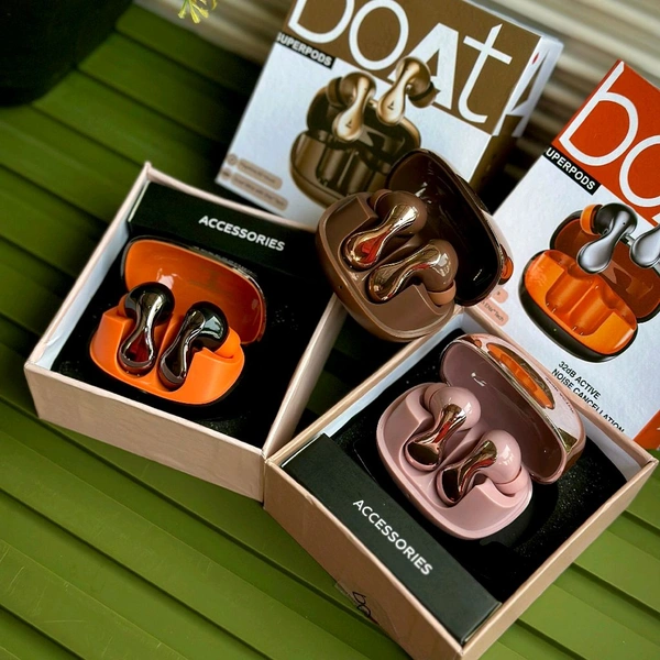 TWS True Wireless Stereo Headset, Ear Buds For IPhone/Android/iOS, Touch Contro With Charging Case, Wireless Earphones With Charging Case - Orange