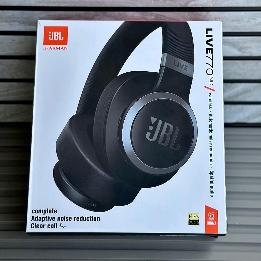 Original JBL Live 770NC Wireless Over-Ear Headphones with ANC – Up