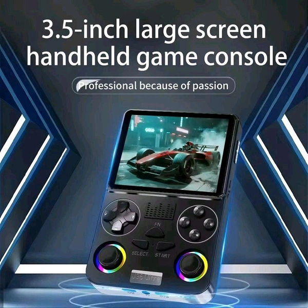 J36 Ultra Handheld Gaming Console | Retro Portable Game Player | Online Multiplayer Support With RGB Light