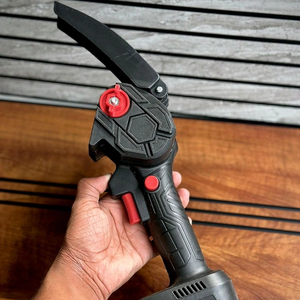 Cordless Mini Chainsaw 48VF with Dual Batteries – Portable Electric Pruning Saw for Wood Cutting & Garden Trimming
