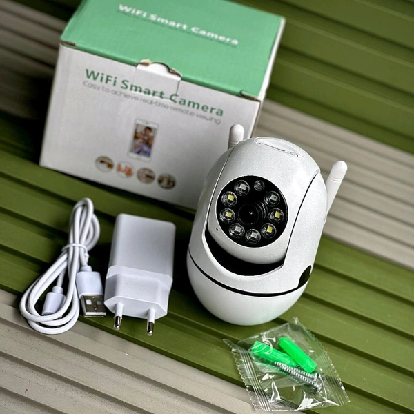WiFi Smart Security Camera – 360° Wireless Surveillance Camera