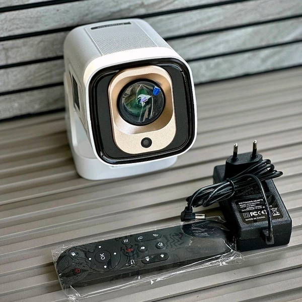 4K Smart Projector with Native 1080P Resolution, Wi-Fi 6, Auto Focus, 180° Rotation & Ultra Short Throw Projection