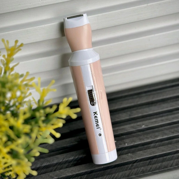 Kemei 4 In 1 Rechargeable Women's Grooming & Hair Removal Trimmer Kit with USB Charging