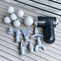 MAXTOP Five Head Fascia Gun Deep Tissue Muscle Massager with Multiple Massage Heads