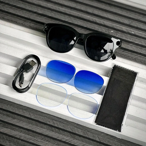 G5 AI Smart Glasses with 8MP Camera, Bluetooth Audio & Voice Assistant