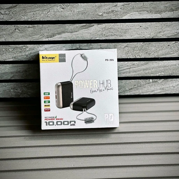 HiEage PB-395 Power Hub 10,000mAh Fast Charging Power Bank