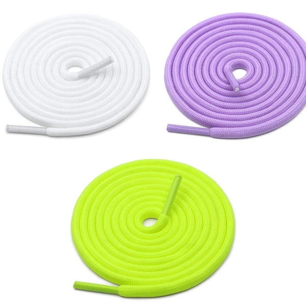 GRAH SANGRAH® 3 Pair (1 Pair Per Single Color) Unisex Shoes Laces For Sport, Running Casual Gym Shoelaces