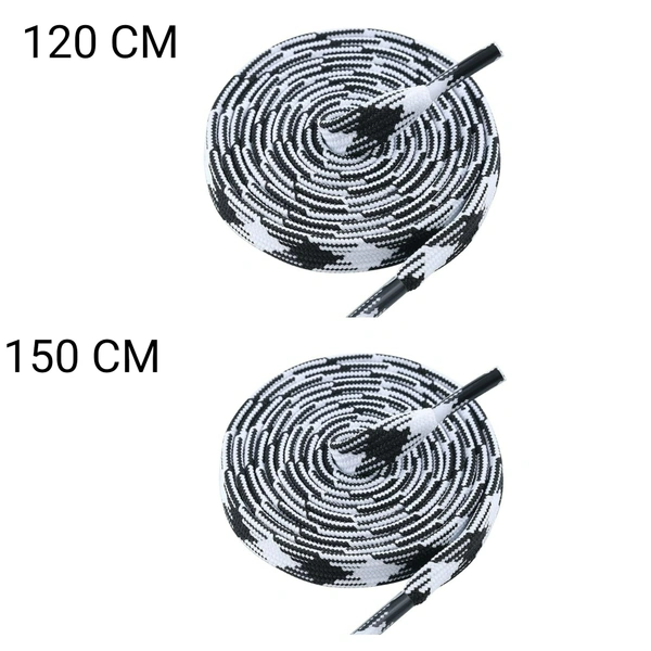 GRAH SANGRAH® 2 Pair | 1 Pair 120 CM | 1 Pair 150 CM| Flat, Sport or Gym Sneaker Shoelace