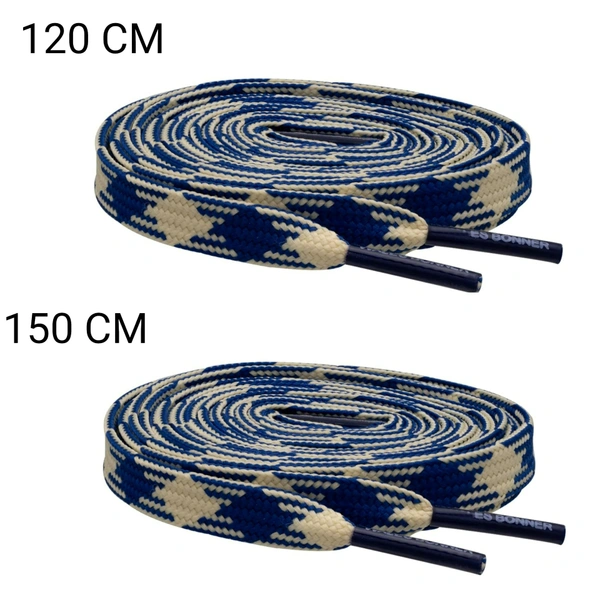 GRAH SANGRAH® 2 Pair | 1 Pair 120 CM | 1 Pair 150 CM| Flat, Sport or Gym Sneaker Shoelace