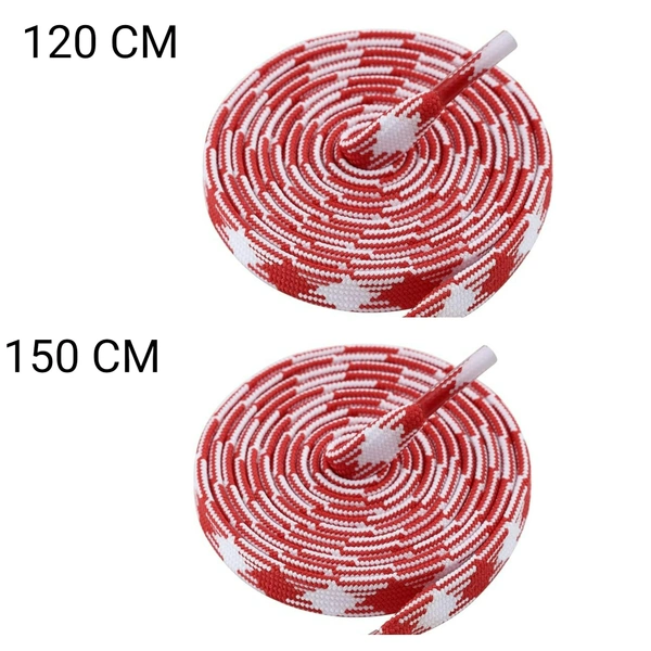GRAH SANGRAH® 2 Pair | 1 Pair 120 CM | 1 Pair 150 CM| Flat, Sport or Gym Sneaker Shoelace