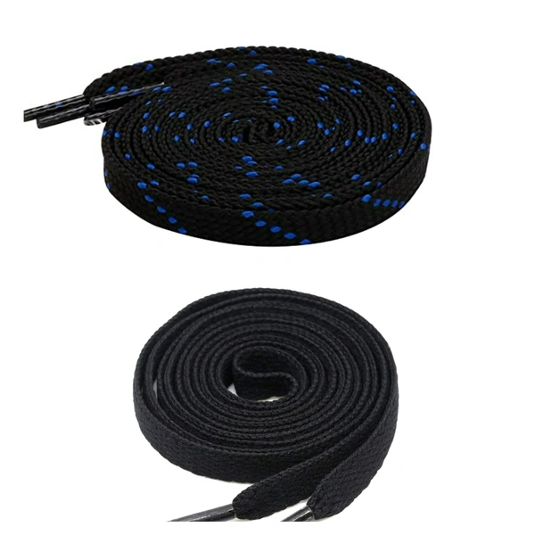 GRAH SANGRAH® 1 Pair FLAT | 1 Pair Round | Unisex Shoe Lace for Running, Sport or Gym Shoelace (2 Pair | 120 CM)