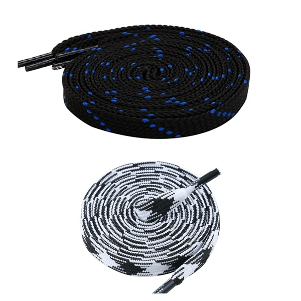 Flat Shoelace | 2 Pair (1 Pair Per Single Color) Unisex Shoelaces for Sport, Running Casual Shoes