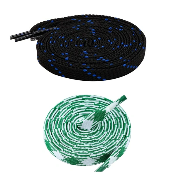 Flat Shoelace | 2 Pair (1 Pair Per Single Color) Unisex Shoelaces for Sport, Running Casual Shoes