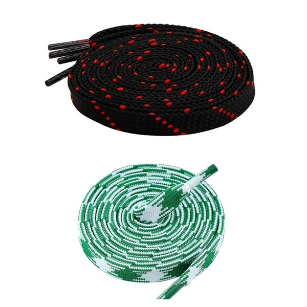 Flat Shoelace | 2 Pair (1 Pair Per Single Color) Unisex Shoelaces for Sport, Running Casual Shoes