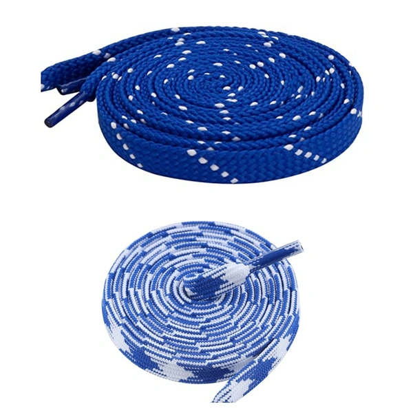 Flat Shoelace | 2 Pair (1 Pair Per Single Color) Unisex Shoelaces for Sport, Running Casual Shoes