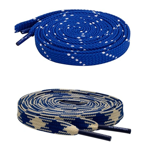 Flat Shoelace | 2 Pair (1 Pair Per Single Color) Unisex Shoelaces for Sport, Running Casual Shoes