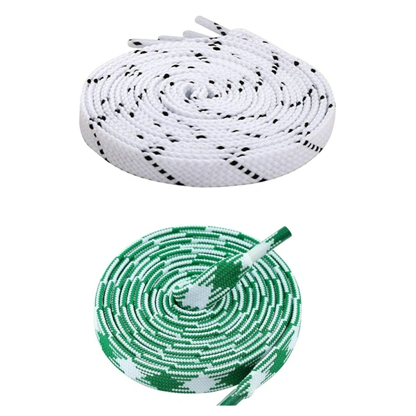 Flat Shoelace | 2 Pair (1 Pair Per Single Color) Unisex Shoelaces for Sport, Running Casual Shoes