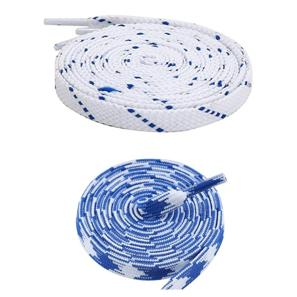 Flat Shoelace | 2 Pair (1 Pair Per Single Color) Unisex Shoelaces for Sport, Running Casual Shoes