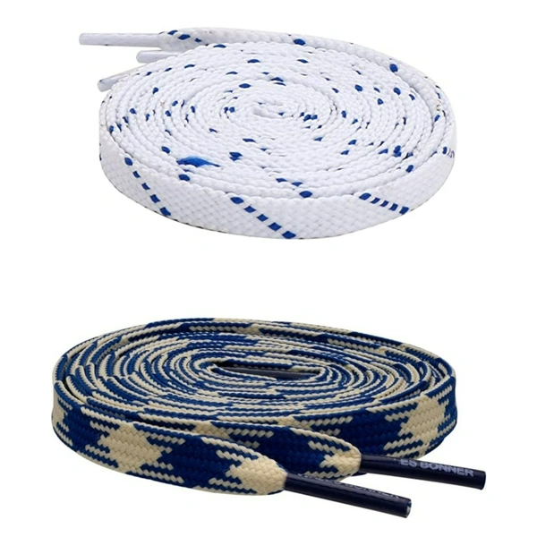 Flat Shoelace | 2 Pair (1 Pair Per Single Color) Unisex Shoelaces for Sport, Running Casual Shoes