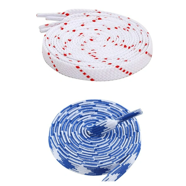 Flat Shoelace | 2 Pair (1 Pair Per Single Color) Unisex Shoelaces for Sport, Running Casual Shoes