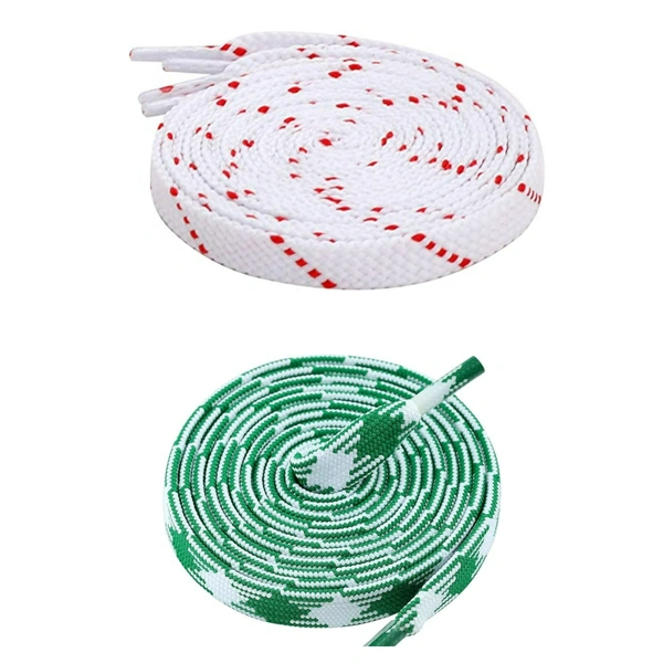 Flat Shoelace | 2 Pair (1 Pair Per Single Color) Unisex Shoelaces for Sport, Running Casual Shoes