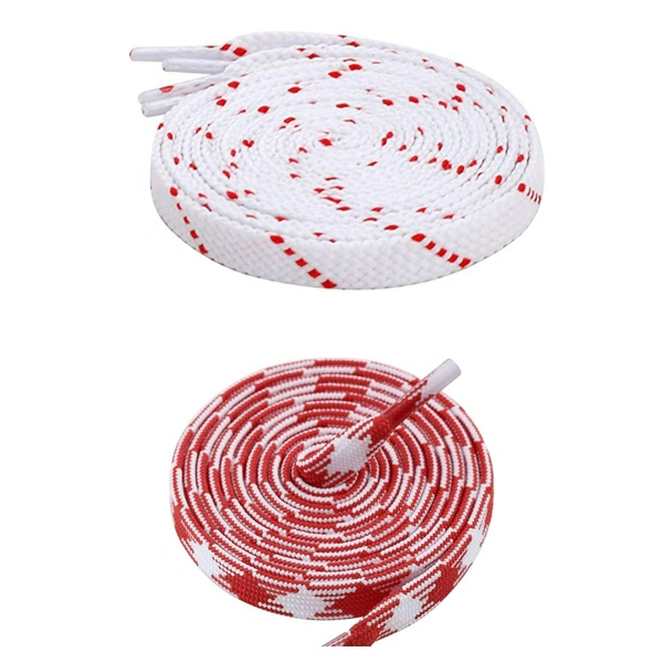 Flat Shoelace | 2 Pair (1 Pair Per Single Color) Unisex Shoelaces for Sport, Running Casual Shoes