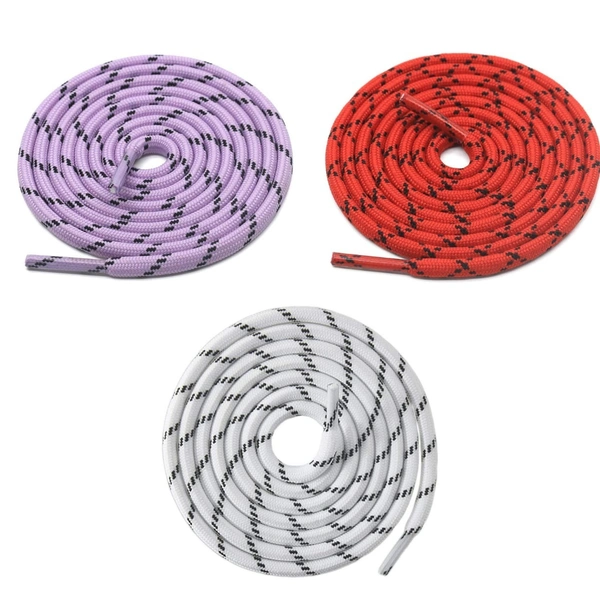 GRAH SANGRAH® (3 Pair) (1 Pair Per Single Color) Shoes Laces Athletic Shoelaces For Sport/Running Shoes Shoe Strings
