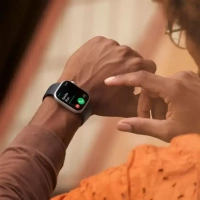 Apple Watch Series 8 GPS + Cellular with ECG app, Temperature sensor, Crash Detection  (Silver Milanese Strap, Regular)