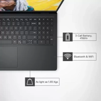 DELL Intel Core i3 12th Gen 1215U - (8 GB/SSD/512 GB SSD/Windows 11 Home) New Inspiron 15 Laptop Thin and Light Laptop  (38 cm, Carbon Black, 1.65 Kg, With MS Office)