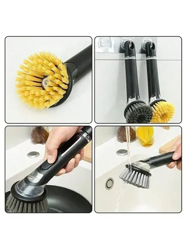 Multifunctional Liquid Soap Dispenser Brush