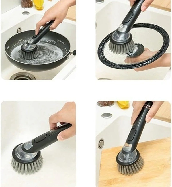 Multifunctional Liquid Soap Dispenser Brush