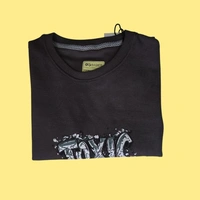 TOXIC Men oversized Roundneck T - Shirt - L, Charcoal Grey