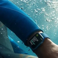 Apple Watch Series7 (GPS + Cellular, 45mm)Blue Aluminium Case-Abyss Blue Sport Band  (Blue Strap, Regular) - 45 mm