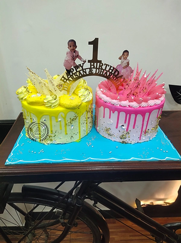 C2CTW2 RASMALAI & ROSE RASGULLA CAKE