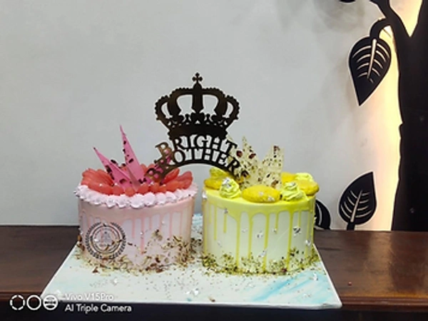 C2CTW4 RASMALAI & ROSE RASGULLA CAKE