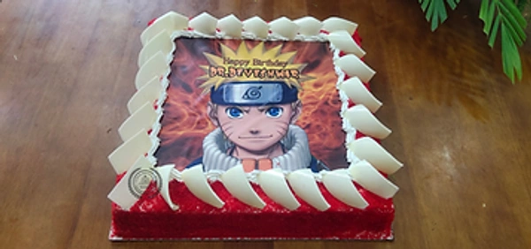 NARUTO RED VELVET CAKE