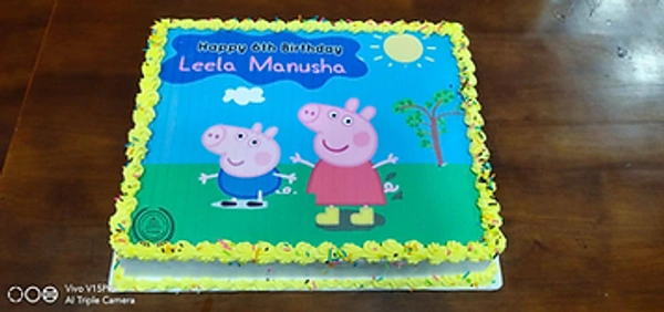 PEPPA PIG BUTTERSCOTCH CAKE