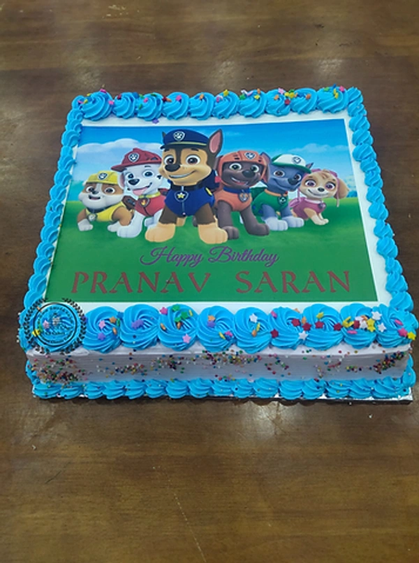 BLUEBERRY PAWPATROL CAKE