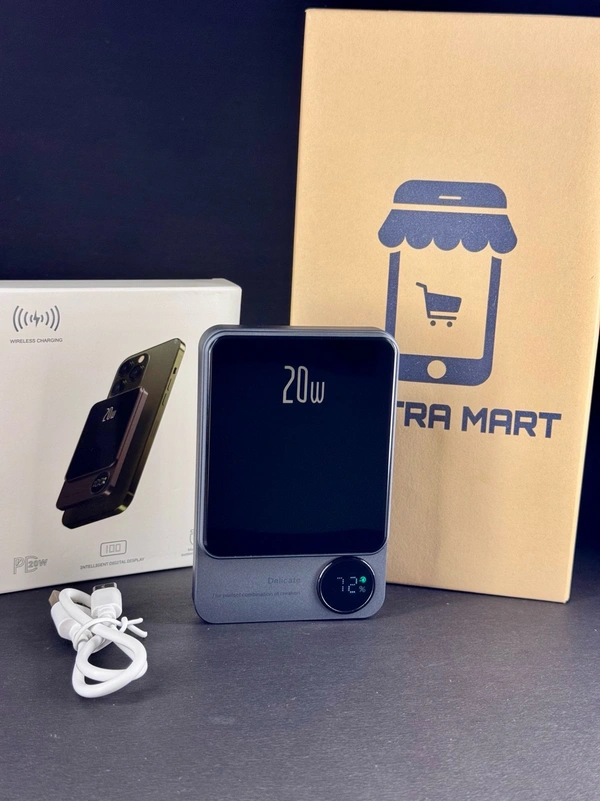 5000 Mah MagSafe Wireless Power Bank With 20W Fast Charging Support