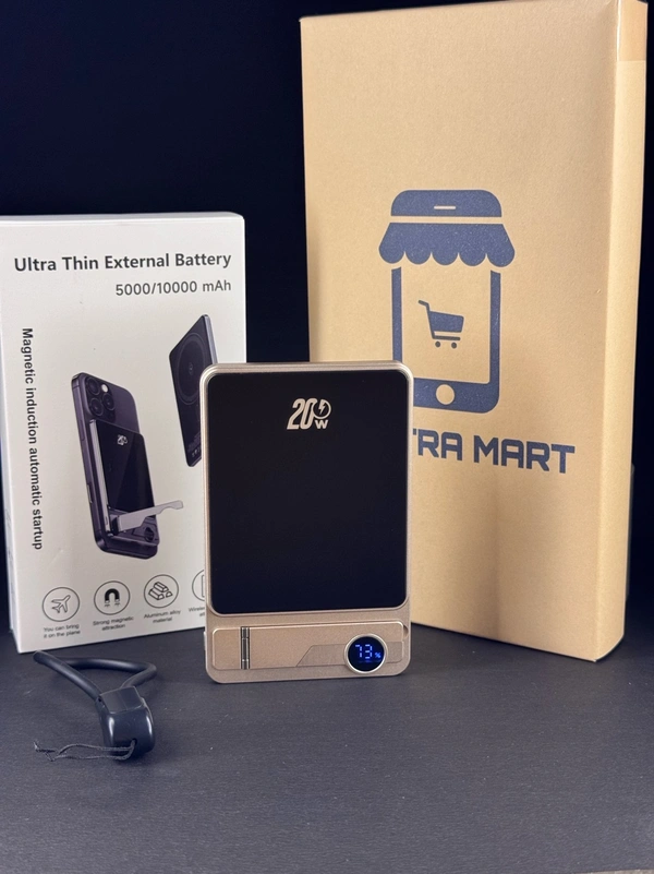 5000 Mah Ultra thin MagSafe Wireless Power Bank With 20W Fast Charging