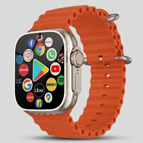 S9 Ultra Android Watch With Front And Back Camera And All Android Apps Support