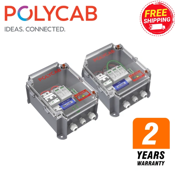 POLYCAB Solar ACDB DCDB Combo Set for Solar Rooftop - Single (1Kw-5Kw)