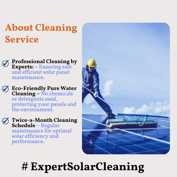 BookMySolar 1-Year Solar Panel Cleaning Package ( 2 Cleaning per month) - 6Kw-10Kw